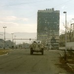 Un blindato dell'ONU a Sarajevo, 1995 - Paalso