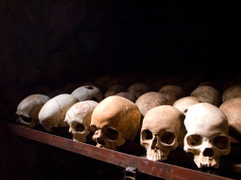 Resti delle vittime nel Nyamata Genocide Memorial - Fanny Schertzer