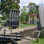 Una chiusa lungo il canale di Göta