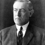 Il presidente americano Woodrow Wilson