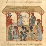 Il mercato degli schiavi nello Yemen, illustrazione del XIII secolo