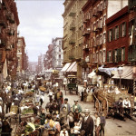 Mulberry Street, Little Italy, New York, primi del '900