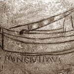 La nave con l'incisione Domine ivimus