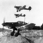 Junkers Ju 87 Stuka in volo sul Montenegro