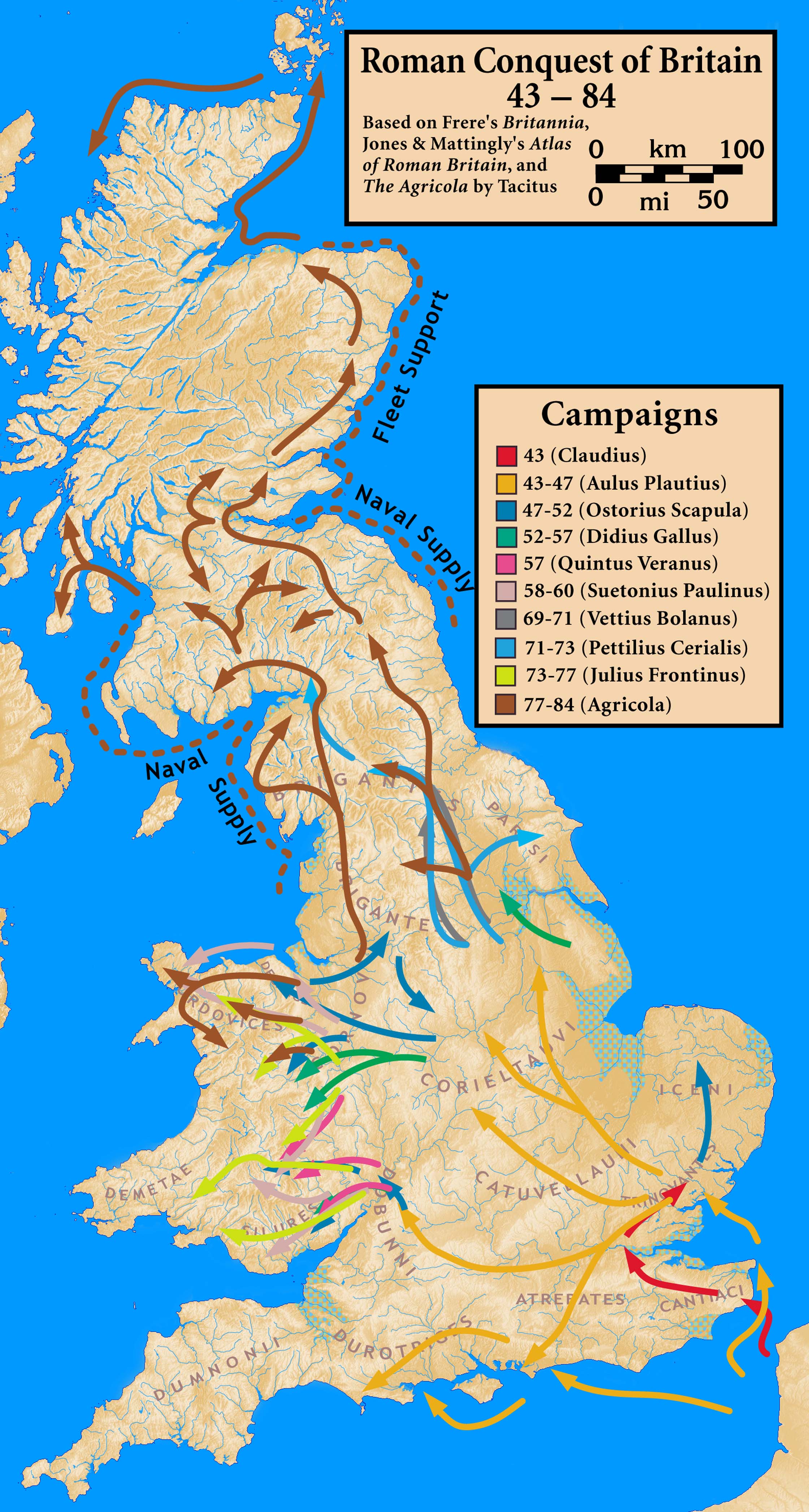 La conquista della Britannia (43-84)