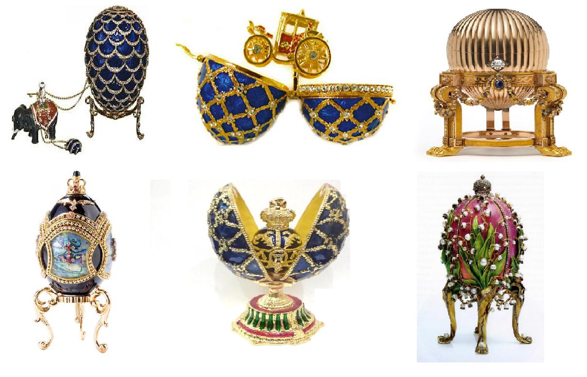Alcuni capolavori di Fabergé