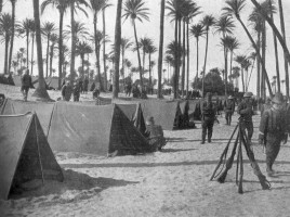 Accampamento italiano a Tripoli