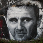 Bashar el Assad in un graffito -  thierry ehrmann