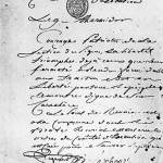 L’appello alla Sezione delle Picche con la firma incompiuta di Robespierre