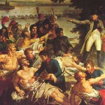 Napoleone sull'isola di Lobau, Roustam sullo sfondo, di Charles Meynier