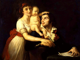 La famiglia Desmoulins: Lucile, Horace e Camille