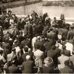 Cerimonia sul Lungotevere Artnaldo da Brescia