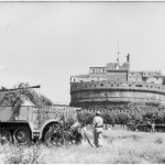 Blindato tedesco a Castel Sant'Angelo