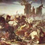 La battaglia di Legnano, dipinto di Amos Cassioli