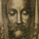 Santo Volto di Tours (copia dell’immagine esposta in Vaticano nel 1849)  fatto conoscere da Leo Dupont 