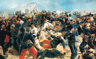 La battaglia di Arica, 1860