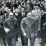 Pinochet e i membri della giunta militare cilena nel 1975 - Biblioteca del Congreso Nacional