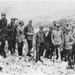 Agosto 1916, il generale Cadorna ispeziona le posizioni sul Sabotino