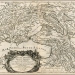 Carta della «Tartaria d'Europa» del 1684, contenente «le due Ukraine, una abitata da Cossachi Tanaiti soggetti al Moscouita, l'altra da Cossachi di Zaporowa, ora liberi e già dipendenti dalla Polonia»