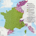 I dipartimenti persi dalla Francia dopo Napoleone