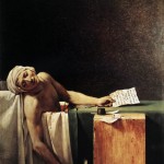 La morte di Marat, di Jacques-Louis David