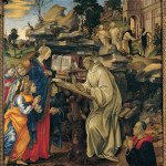 L'apparizione della Vergine a San Bernardo, di Filippino Lippi