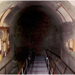 Resti del cryptoporticus degli Horti Sallustiani con affreschi