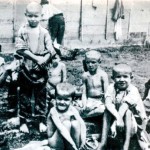 Bambini nel campo di concentramento di Rab