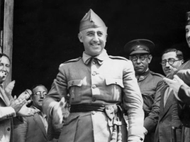 Franco a Burgos nel 1937