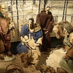 Presepio costruito dagli internati a Wietzendorf per il Natale 1944.