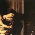 La Madonna dei Pellegrini, Caravaggio, dettaglio.