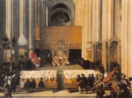 Seduta del Concilio di Trento nel 1563, di Tiziano Vecellio