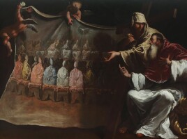 Paolo III ispirato dalla fede a convocare il Concilio di Trento, di Sebastiano Ricci, 1687