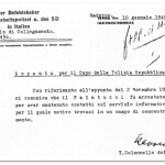 Kappler risponde al Capo della Polizia della RSI 